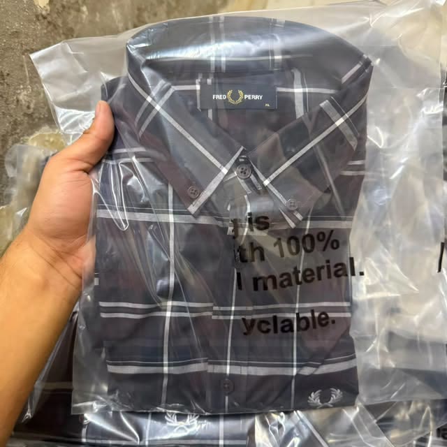 Checked shirt detail